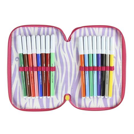 Shimmer & Shine Purple Triple Decker Filled Pencil Case Extra Image 3